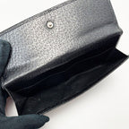Gucci Bifold Long Wallet 035 1408 2097 Black Pigskin Leather Silver — view 4