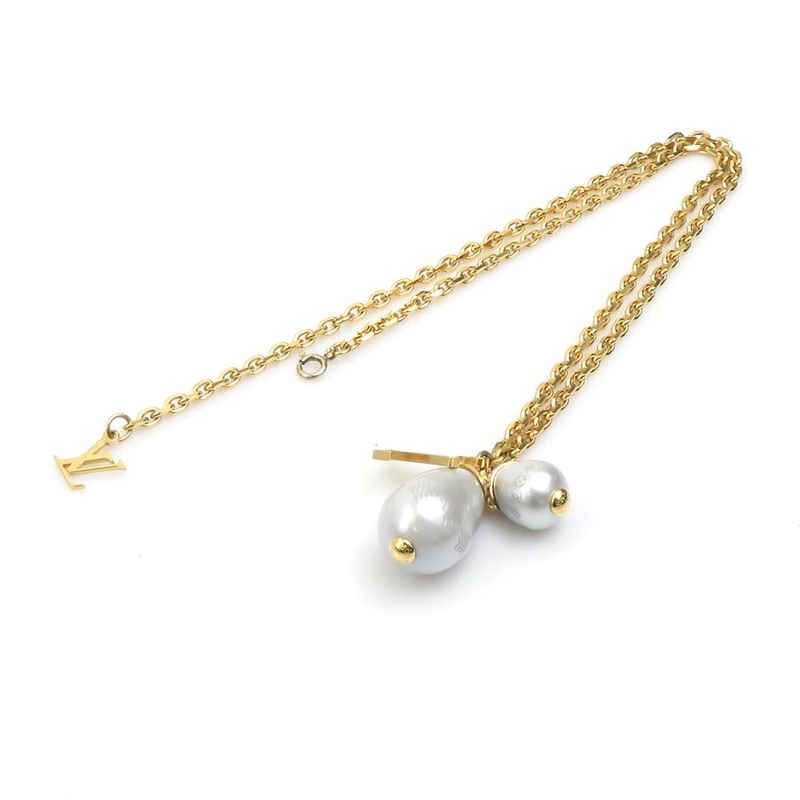 Louis Vuitton Necklace Pendentif Damier Pearl — view 9