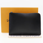 Louis Vuitton Pochette Jules PM Nomade Calf Noir Black Clutch Bag — view 7