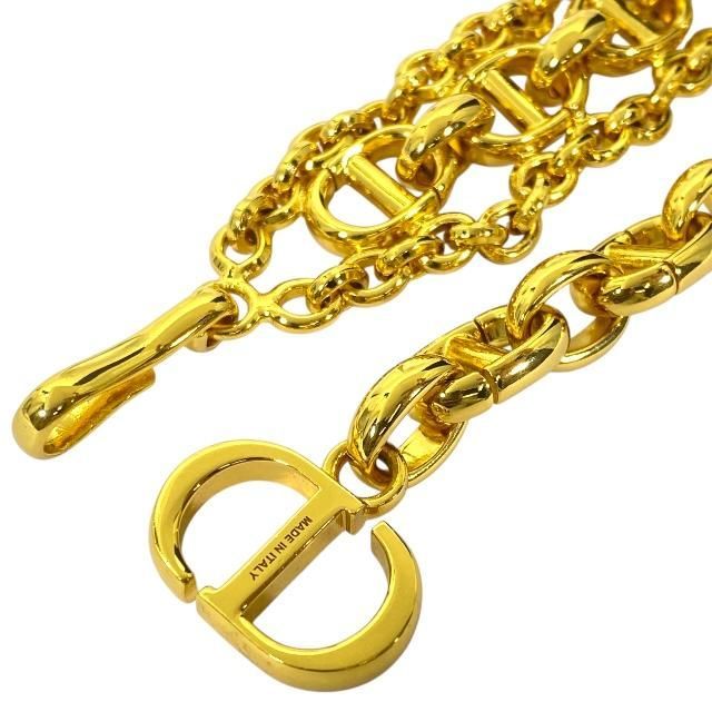 Christian Dior Chain Belt Accessories CD Logo GP — view 4
