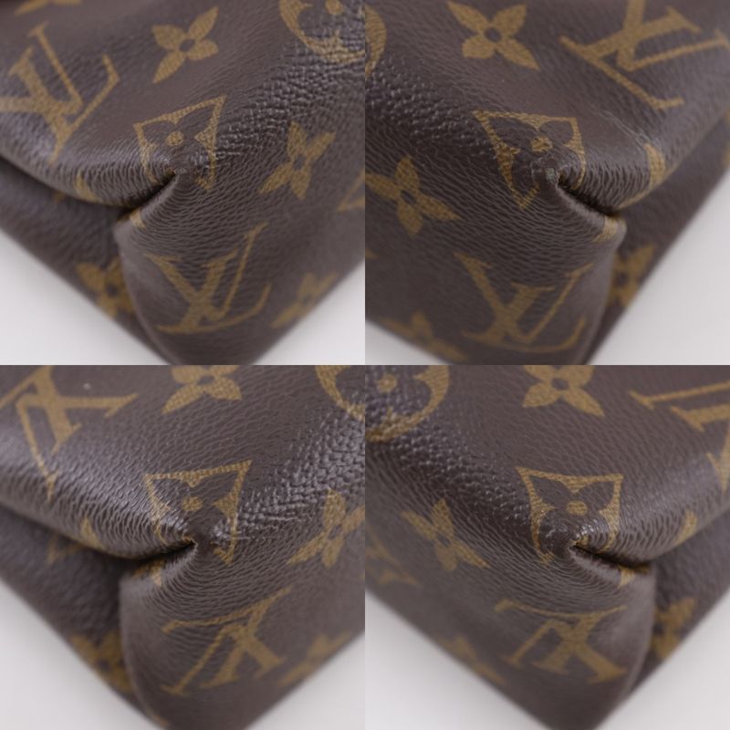 Louis Vuitton Saint Placide Monogram Canvas Threes Brown Red Ca2167 — view 4