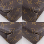 Louis Vuitton Saint Placide Monogram Canvas Threes Brown Red Ca2167 — view 4