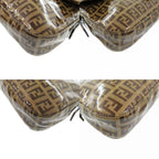 Fendi Zucchino Mamma Bucket Brown Handbag 0894 — view 3