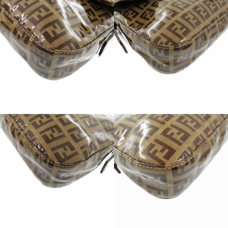 Fendi Zucchino Mamma Bucket Brown Handbag 0894 — view 3