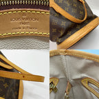 Louis Vuitton Monogram Petit Baguette Tote Bag Brown — view 8