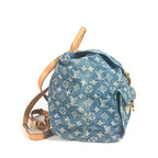 Louis Vuitton Backpack Ad GM Monogram Denim Blue — view 4