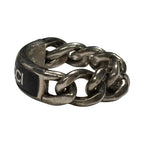 Gucci 925 Logo Plated Golmet Chain Ring — view 5