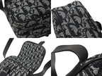 Dior Shoulder Bag Trotter Canvas Leather Black Galliano — view 8