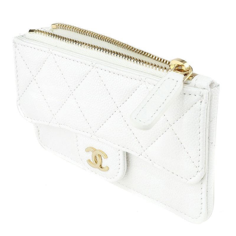 Chanel Coin Case White — view 4