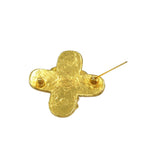 Chanel Triple Coco Mark Vintage 94 a Metal Gold Brooch 0209 — view 3