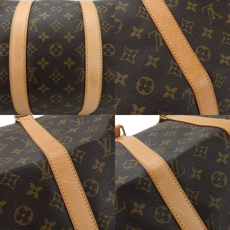 Louis Vuitton Boston Bag Keepall 45 Monogram Gold Hardware Men Travel — view 3