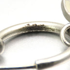 Chanel Coco Mark Metal White Silver Hardware Accessories Plated Half — view 8