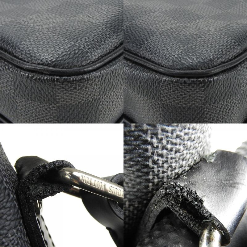 Louis Vuitton Shoulder Bag LEM Damier Graphite Grey Black Silver — view 5