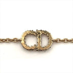 Dior CD Logo Rhinestone Bracelet — view 5