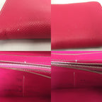 Hermes Azap Classic Leather Long Wallet Pink — view 9