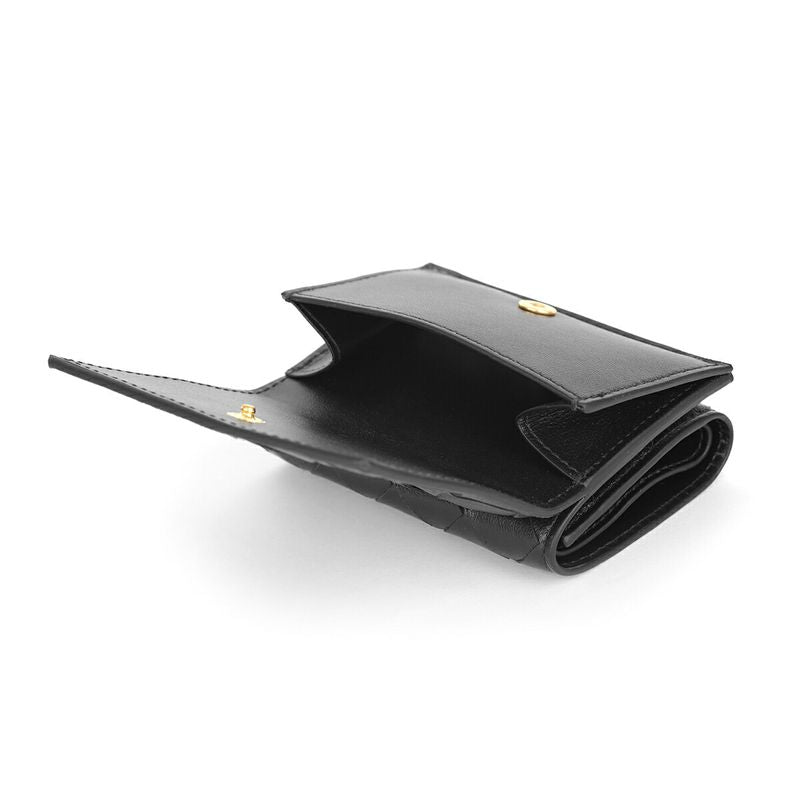 Bottega Veneta Trifold Wallet Tiny Black — view 6