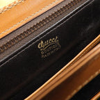 Gucci 60 S Vintage Archive Box Calf Leather Shoulder Body Bag Camel — view 8