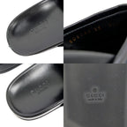 Gucci Sandals Horsebit Bi-bk Black Size 35 Embroidery — view 9