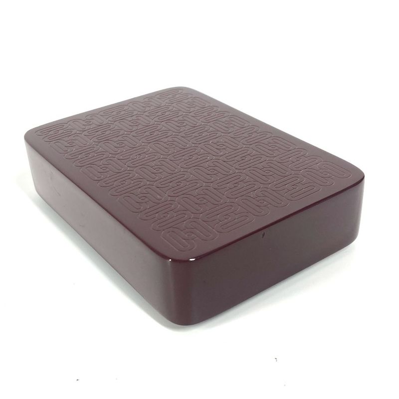 Hermes Small Bag Logo Lacquer Brown — view 5