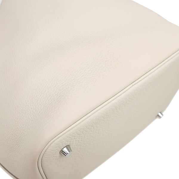 Hermes Handbag Picotin Lock MM Taurillon Clemence Cles Silver Hardware Off — view 8