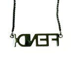 Fendi Metal Logo Necklace Black — view 6