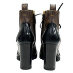 Louis Vuitton Star Trail Line Monogram Boots Short Shoes Leather Brown — view 5