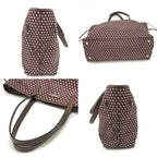 Prada Tote Bag Miss Ing Shoulder Strap Signs of Use Nylon B4001 T Red — view 4