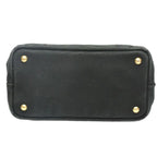 Prada 1 Bg439 Tote Bag Canapa Mini Black — view 6