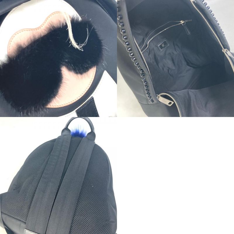 Fendi Backpack Karl Lagerfeld 7 Vz016 Nylon Black — view 9