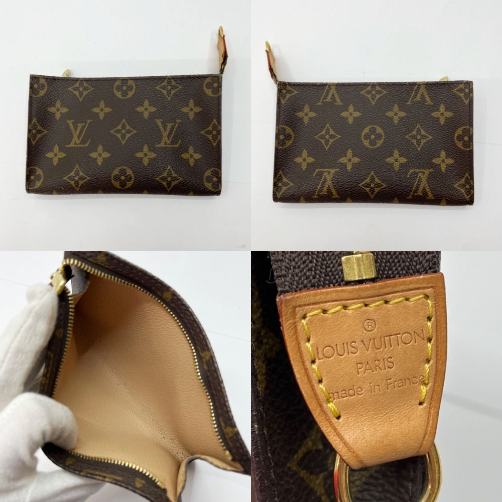 Louis Vuitton Monogram Petit Baguette Tote Bag Brown — view 9