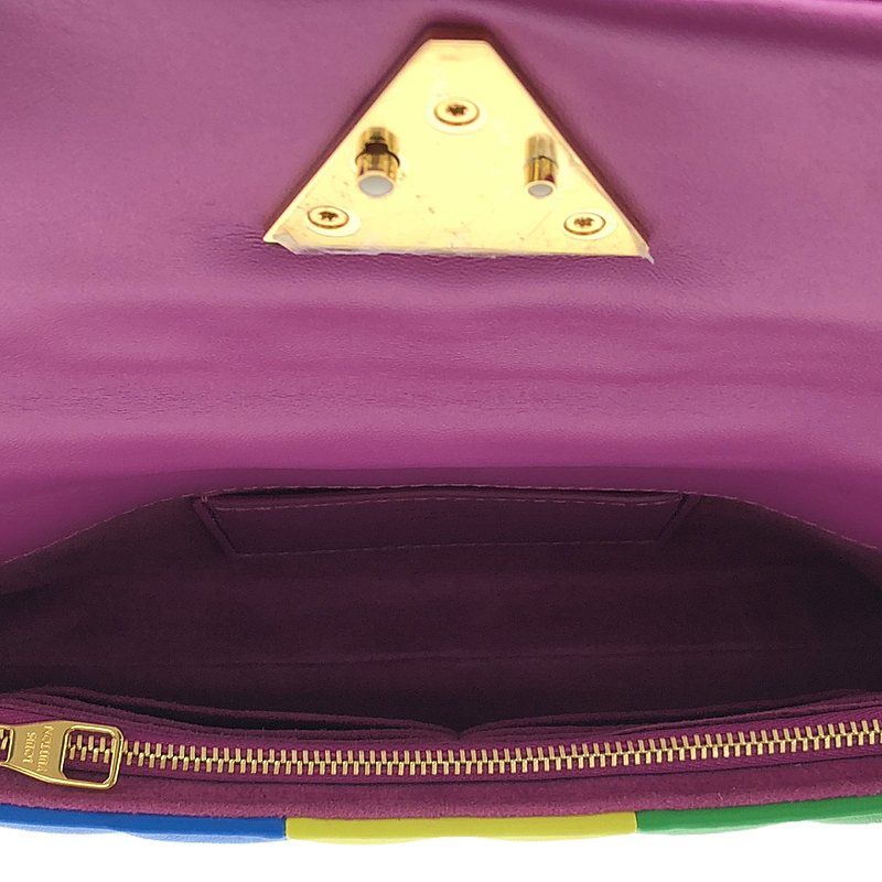 Louis Vuitton Pochette Twist EW Leather Flap Shoulder Bag Multicolor — view 5