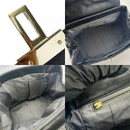 Chanel Handbag Enamel Black Gold Hardware 12 th 2-Way — view 7
