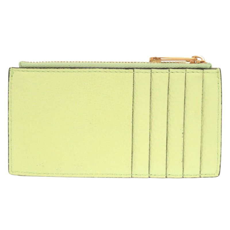 Gucci Logo Leather Green Coin Case Card 0906 — view 3