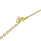 Christian Dior GP Rhinestone Logo Oval Necklace — view 6
