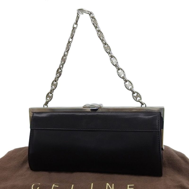 Celine Triomphe Vintage Chain Boch Shoulder Bag — view 2