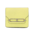 Hermes Roulis Slim Wallet Bifold Ever Color Jaune