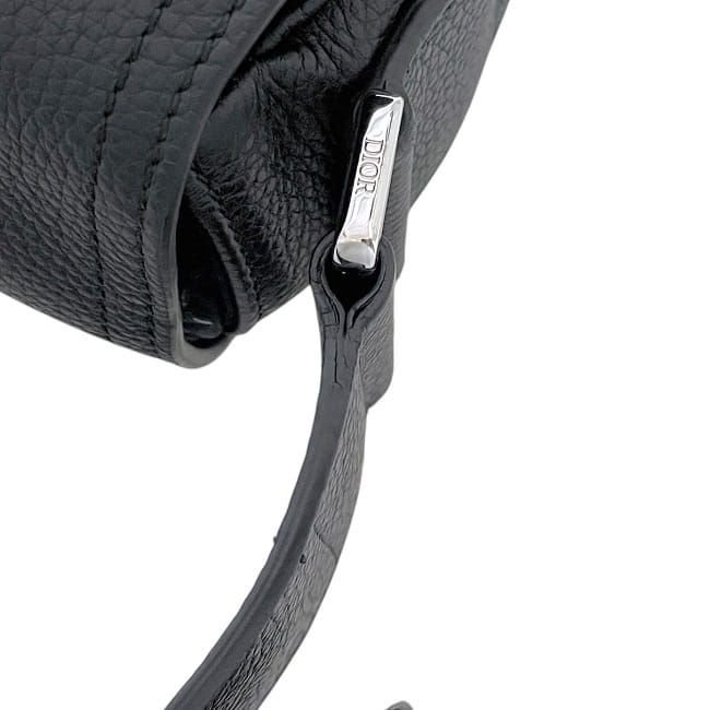 Christian Dior Messenger Bag Black Homme Saddle — view 8