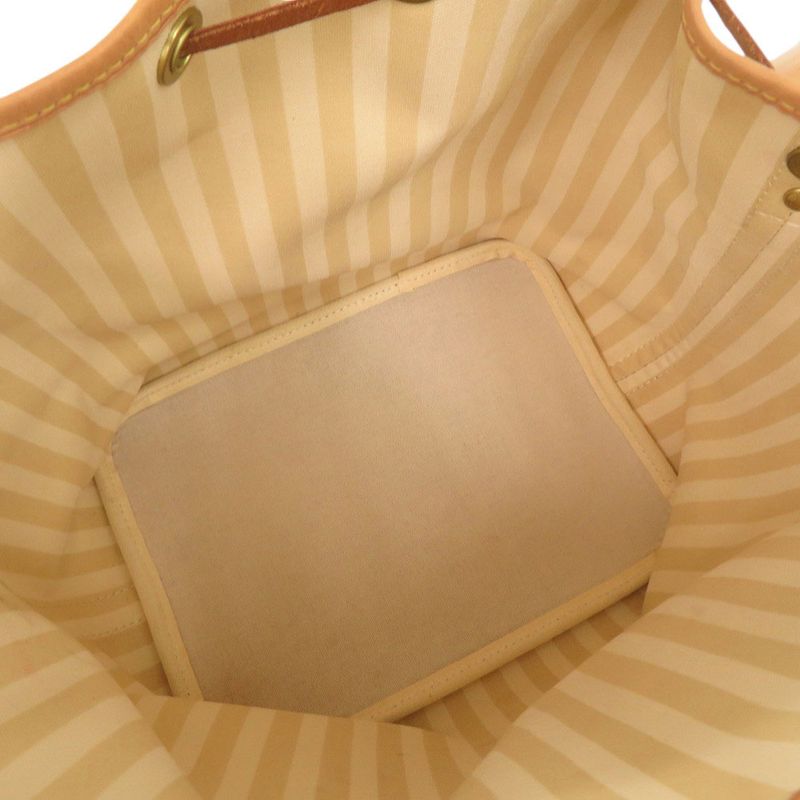 Louis Vuitton Petit Noe Monogram Rayures Beige Brown Shoulder Bag — view 5