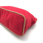Hermes Bolide 25 Cotton Pouch Case Cosmetic Red — view 4