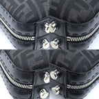 Fendi Mini Travel Zucca Shoulder Bag Black 7 Va552 — view 5