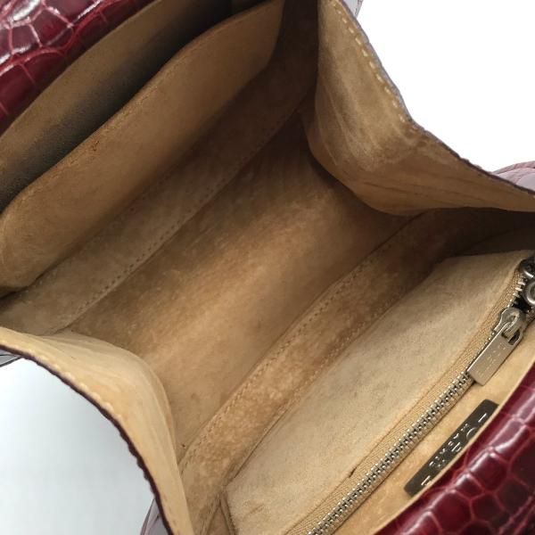 Loewe Leather Croco 2-Way Hand Bag — view 8