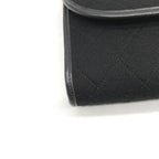 Chanel CC Logo Mini Quilted Pushlock Cotton Jersey Chain Shoulder Bag — view 7