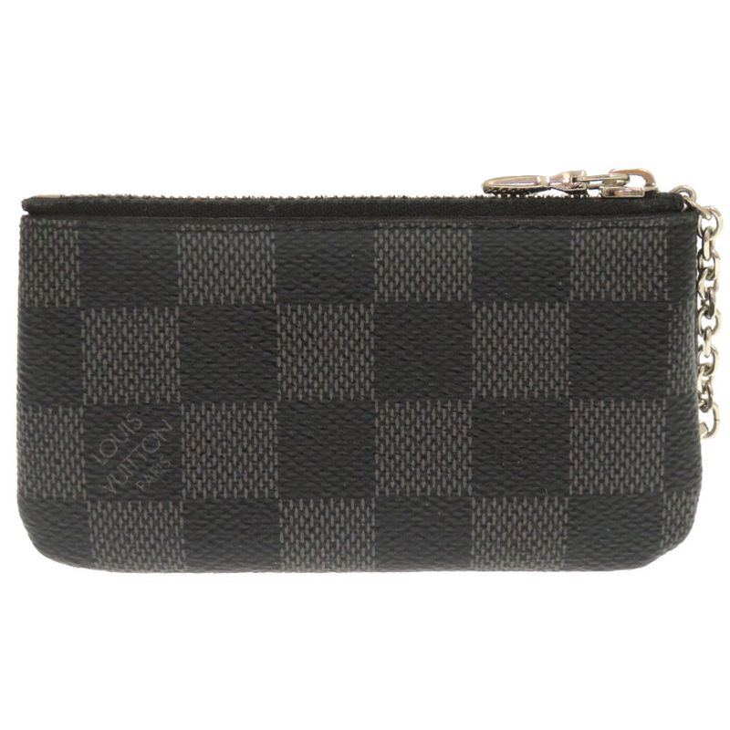 Louis Vuitton Pochette Cles Damier Graphite Coin Case 1206 — view 2