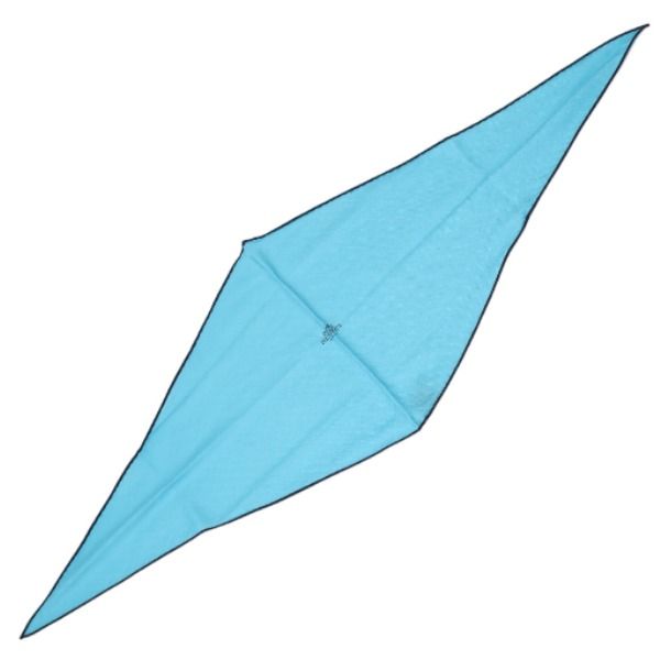 Hermes Cashmere and Silk Scarf Rhombus Blue — view 2