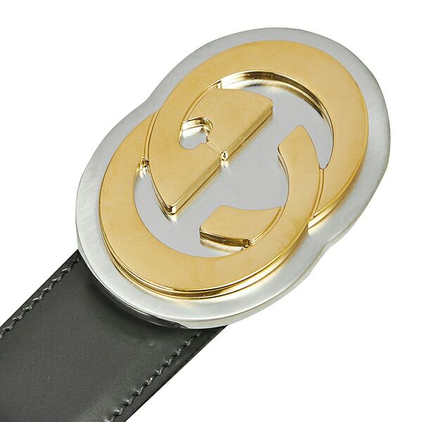 Gucci Belt Interlocking G Dark Gray — view 4