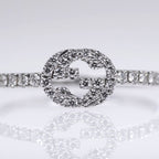 Gucci Interlocking GG Ring No 9 750 WG Full Eternity Diamond — view 9