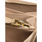 Prada Round Long Wallet Saffiano 1 Ml506 Pink — view 8