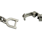 Christian Dior Chain Long Necklace Pendant Accessory Silver 2036 — view 4