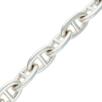 Hermes Chaine Dancre TGM Silver Bracelet 11 Link — view 6