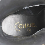 Chanel 22 B Ankle Boots Leather Black 35.5 — view 5